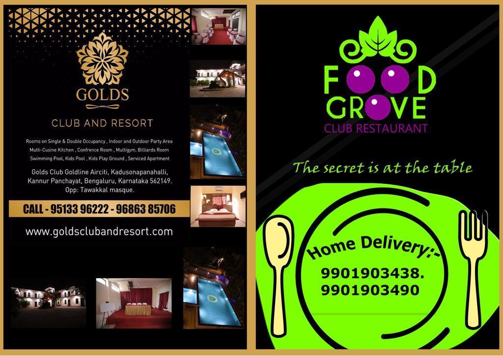 Golds Club & Resort Bayappanhalli Exterior foto